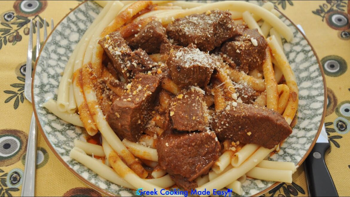 Greek Corfiot Pastitsada - Κερκυραϊκή Παστιτσάδα