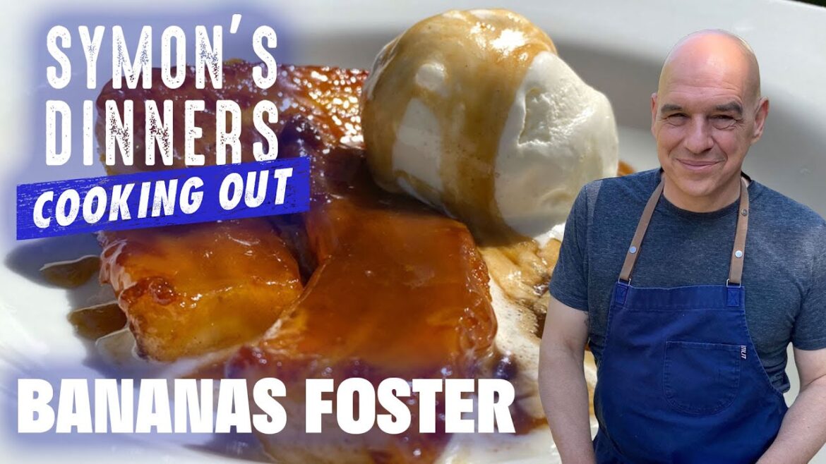 Michael Symon's Bananas Foster | Symon's Dinners Cooking Out | Food Network