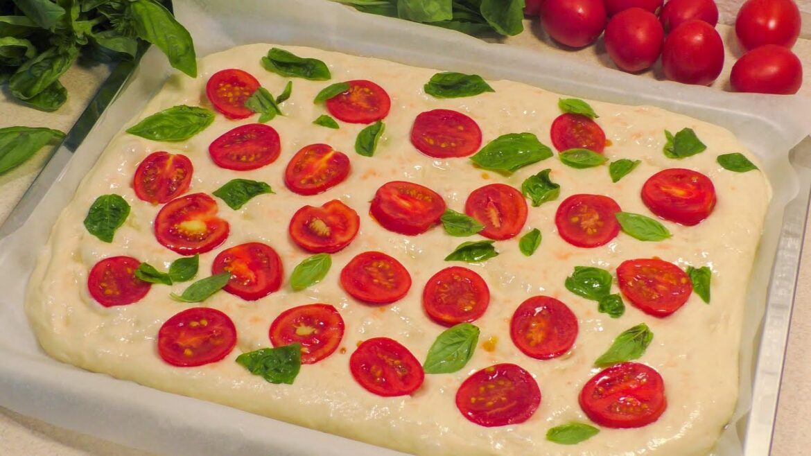 Focaccia with Tomatoes and Basil The Italian Bread That's About to Steal Your Heart