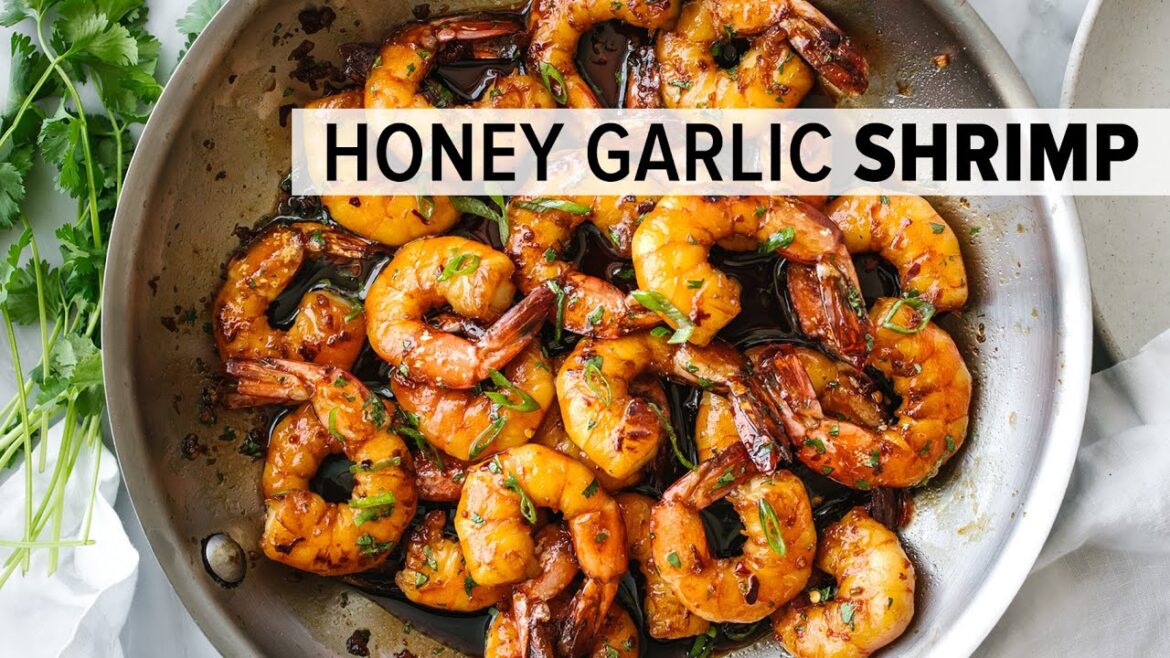 HONEY GARLIC SHRIMP | easy 20-minute dinner recipe HONEY GARLIC SHRIMP | easy 20-minute dinner recipe