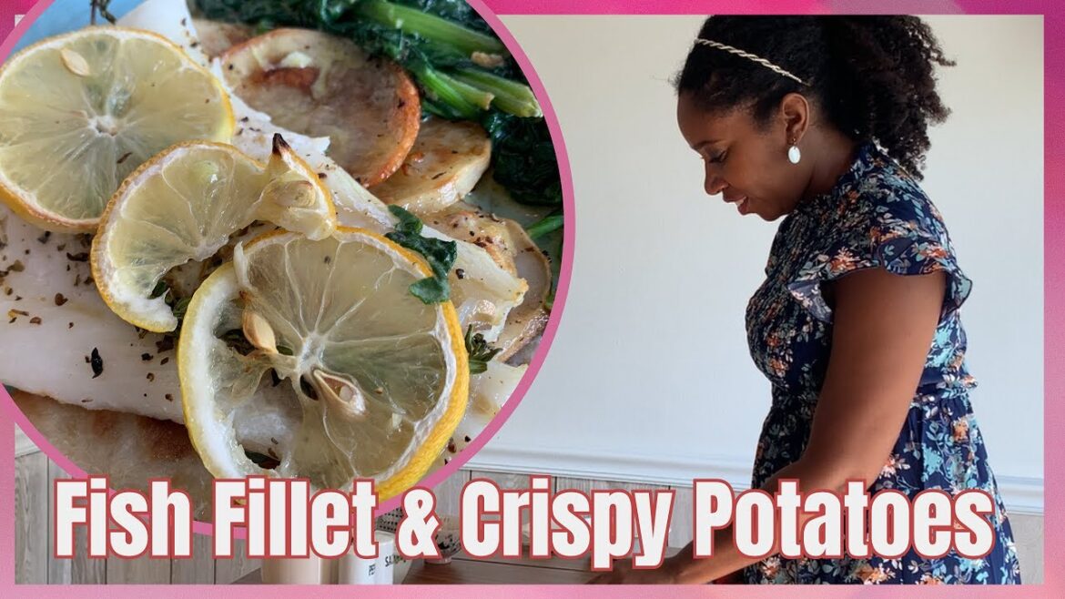 FISH FILLET WITH CRISPY POTATOES | ASMR Easy Home Recipe | No Talking Scratch Cooking