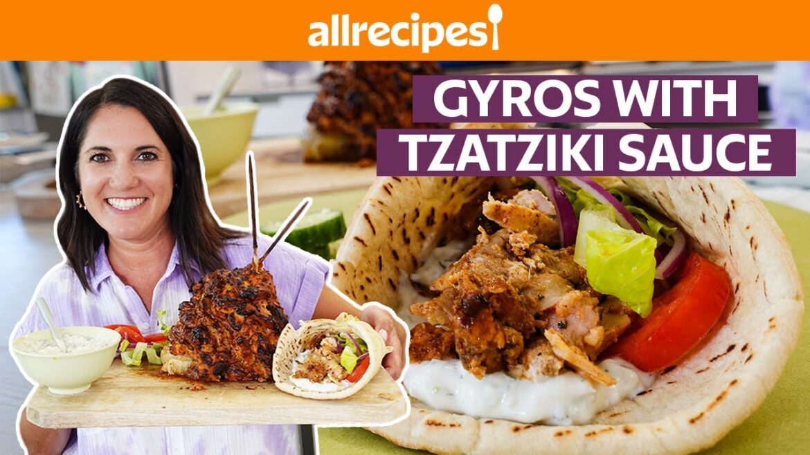 How to Make Gyros with Tzatziki Sauce | Get Cookin’ | Allrecipes.com How to Make Gyros with Tzatziki Sauce | Get Cookin’ | Allrecipes.com