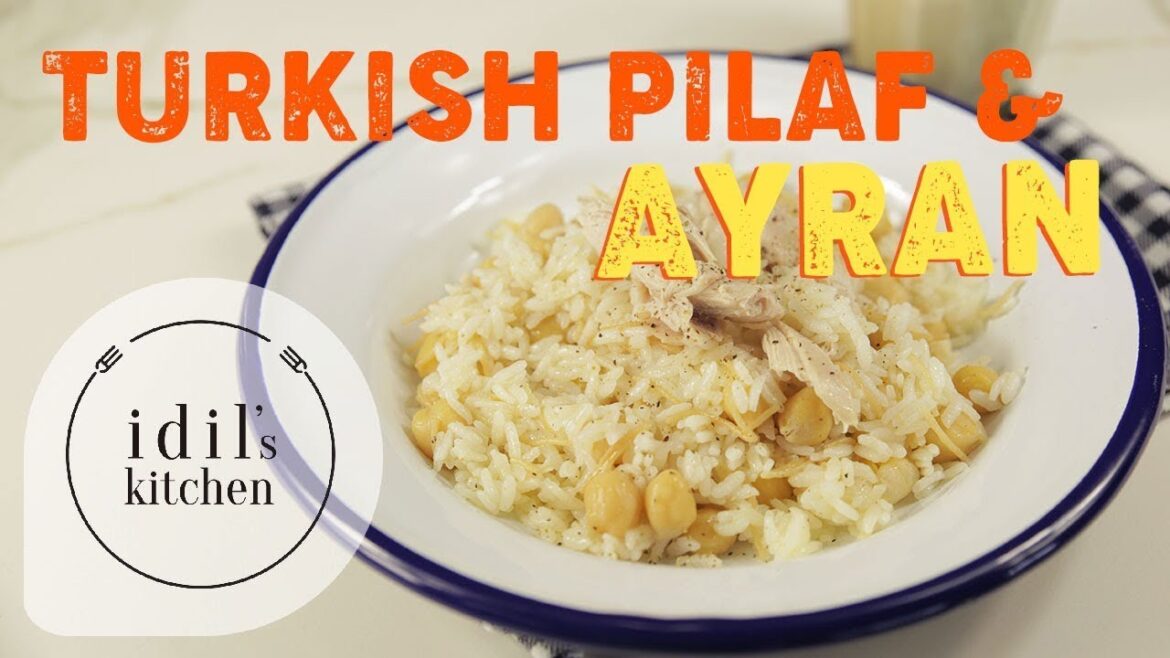 Turkish Pilaf & Ayran Recipe | TURKISH STREET FOOD Turkish Pilaf & Ayran Recipe | TURKISH STREET FOOD