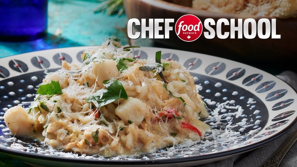 Lynn Crawford's Seafood Risotto with Crab and Scallops | Chef School