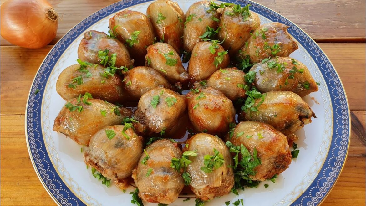 Perfect Meat Stuffed Onions Recipe | How To Make Stuffed Onions | ASMR FOOD  | DOLMA RECIPE