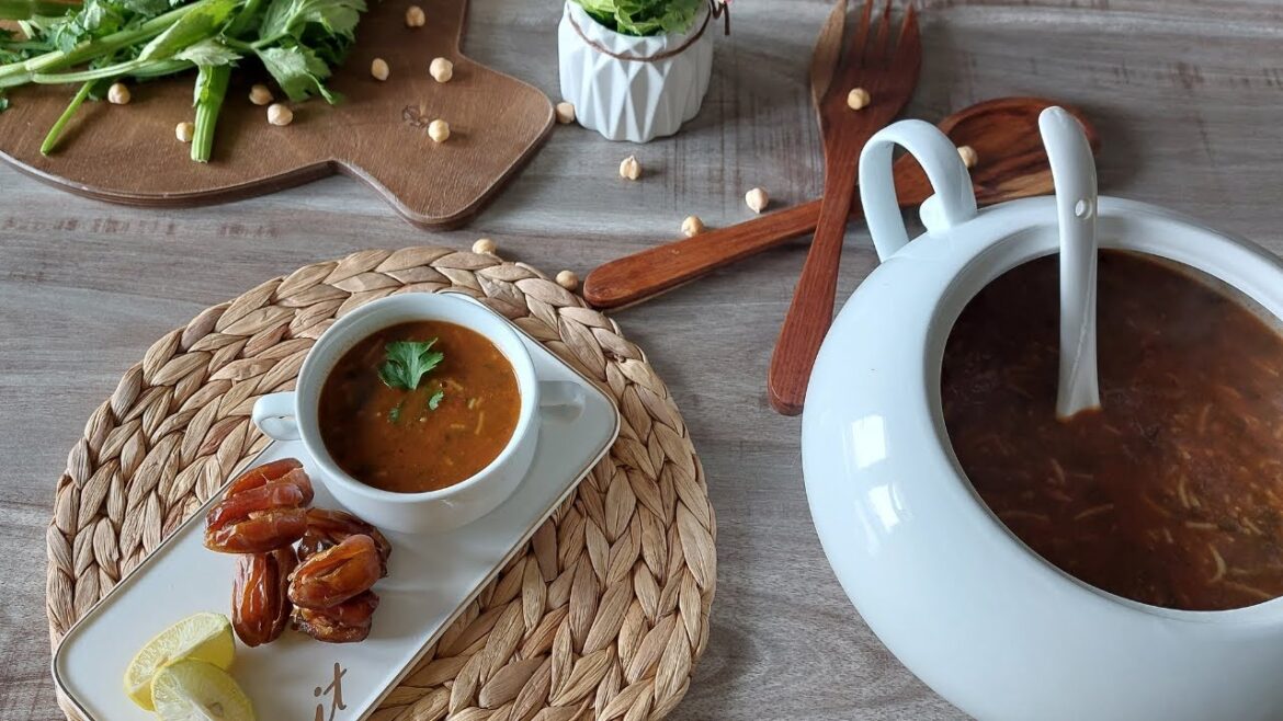 How to make traditional moroccan harira soup with beef - الحريرة المغربية علي أصولها للمبتدئين 2022