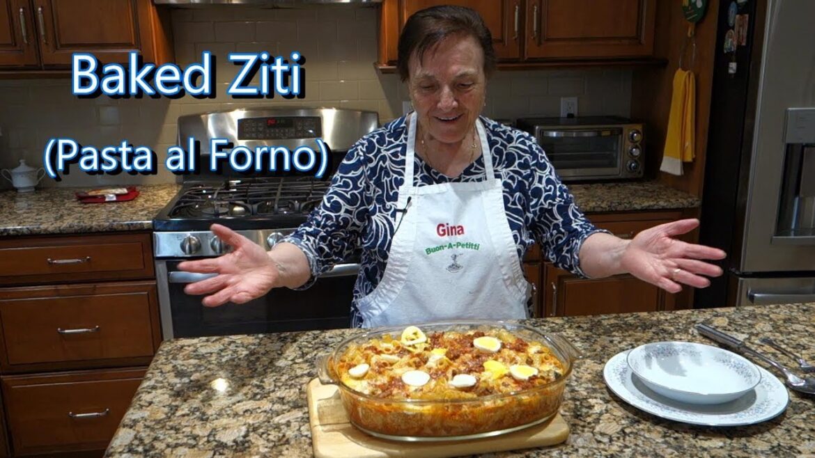 Italian Grandma Makes Baked Ziti/Rigatoni (Pasta al Forno) Italian Grandma Makes Baked Ziti/Rigatoni (Pasta al Forno)