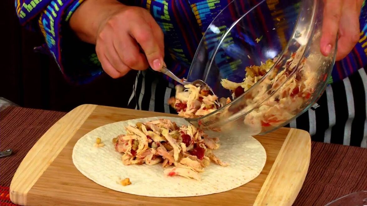 Azteca Food's Chef Gustavo Presents Turkey Cranberry Wraps