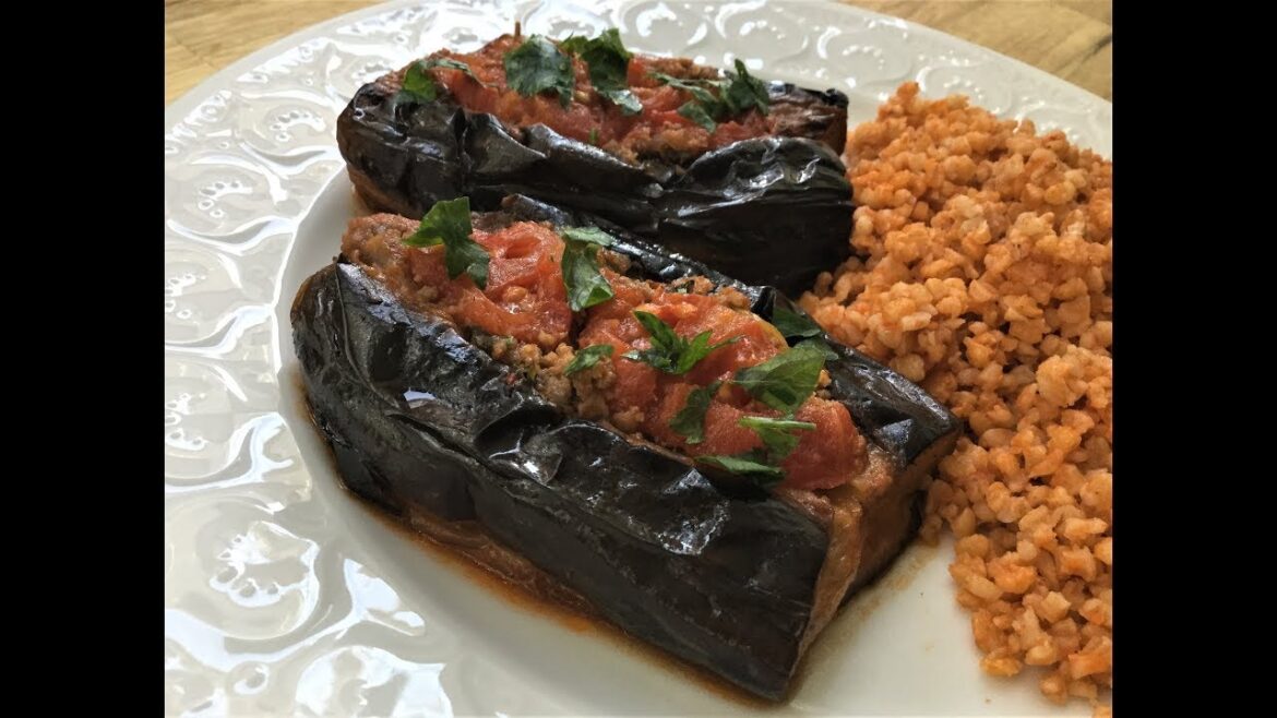 'PATLICAN KARNIYARIK' AND 'PATLICAN OTURTMA' RECIPES  - Stuffed Eggplants and Turkish Moussaka