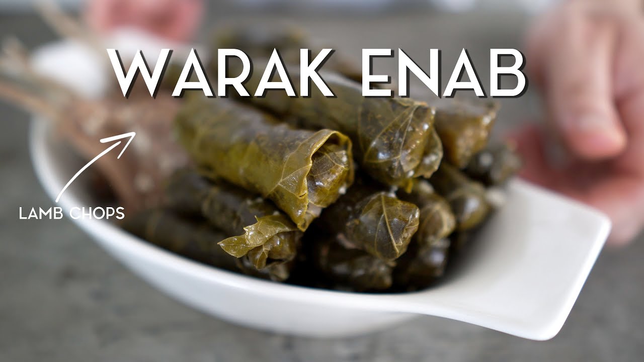 Lebanese cuisine 101 Stuffed GRAPE LEAVES with meat recipe Dining