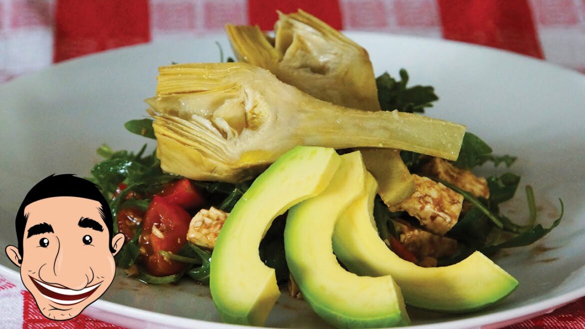 Artichoke Avocado and Feta Salad Recipe | Quick Healthy Salad