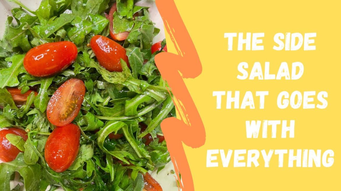 The side salad that goes with everything | Rocket salad with baby tomatoes