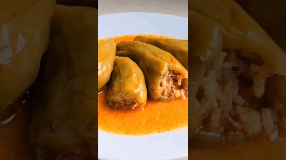 Stuffed Peppers | Etli Biber Dolması #stuffed #peppers #easyrecipe #food #turkish #recipe