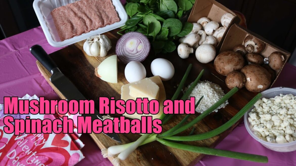 Cooking in Music City: Mushroom Risotto and Spinach Turkey Meatballs