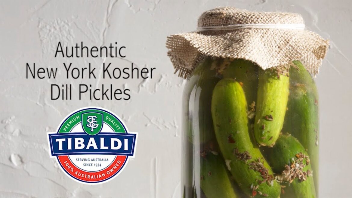 Authentic New York Kosher Dill Pickles