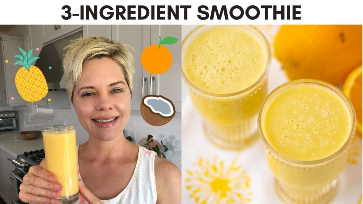 Healthy Pineapple Orange Smoothie Recipe with Coconut Milk Healthy Pineapple Orange Smoothie Recipe with Coconut Milk