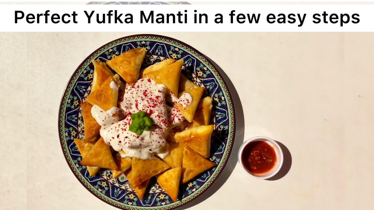 Step by step to an Easy and quick Turkish Manti dumplings Yufka manti