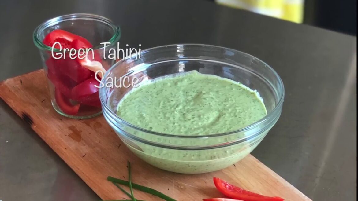Green Tahini Sauce Green Tahini Sauce