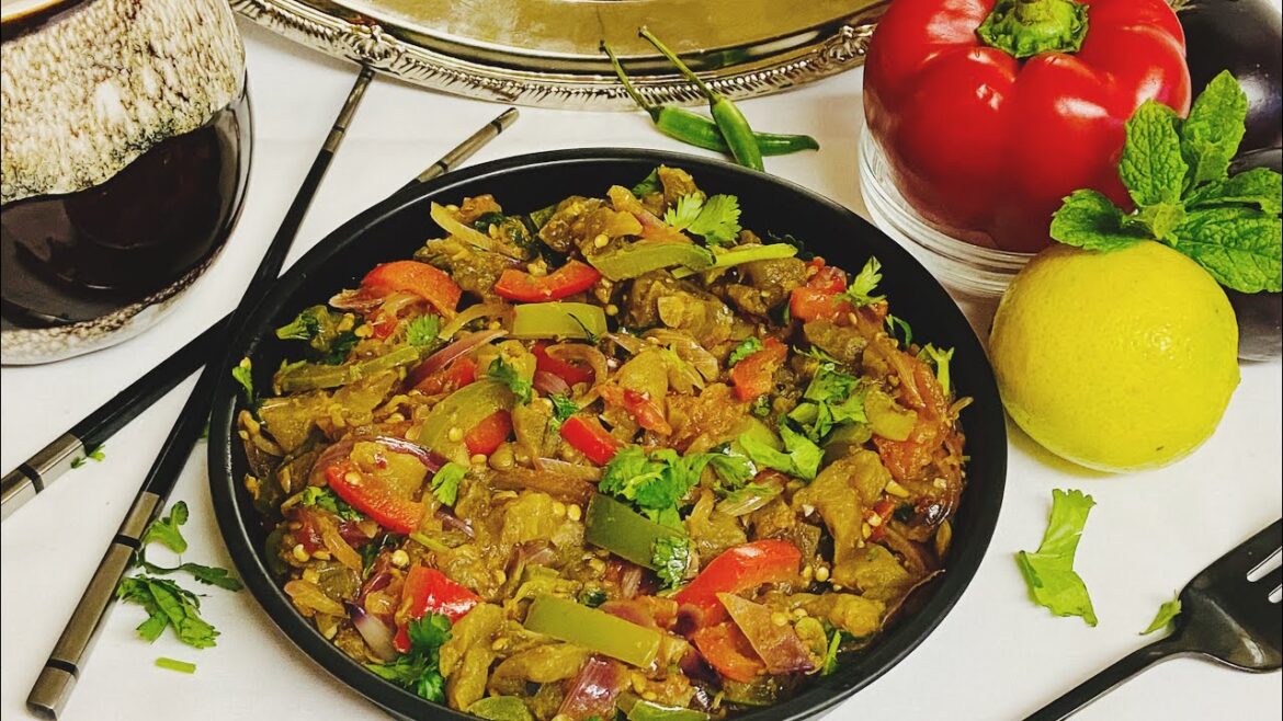 Roasted eggplant salad/|Turkish eggplant salad recipe|