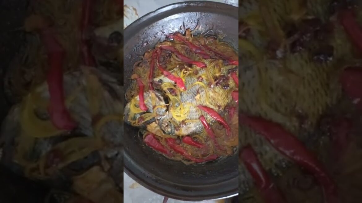 Fish tagine with onions and raisins طاجين السمك بالبصل والزبيب