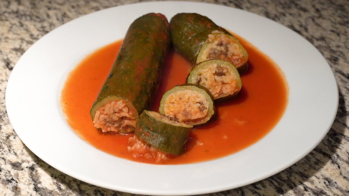 Stuffed Zucchini - Kousa | Lebanese Recipes