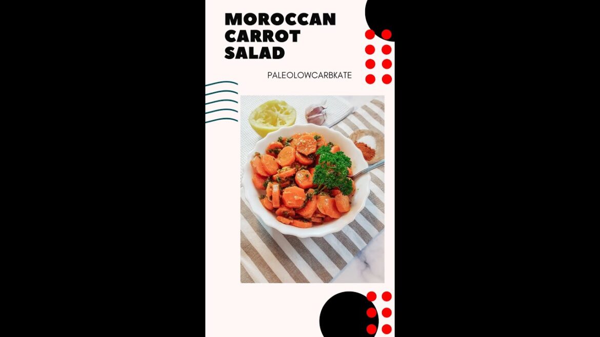 Moroccan Carrot Salad Recipe #shorts