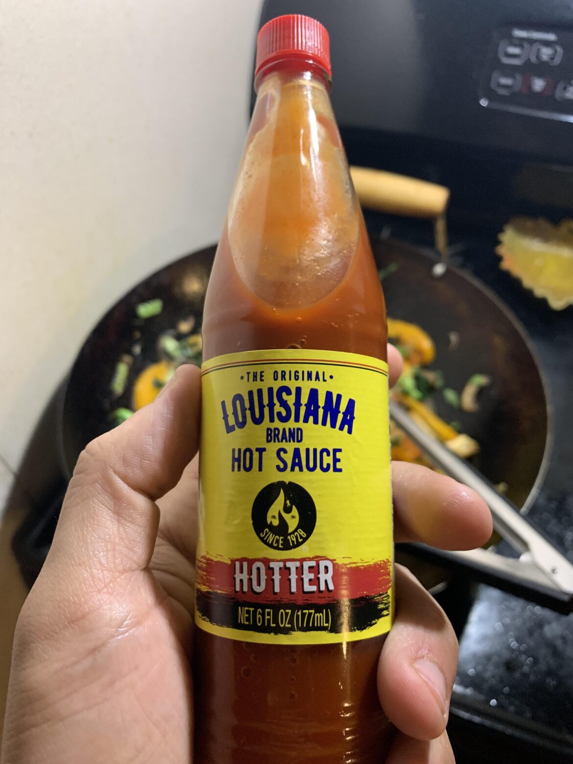 Didn’t know this was as a thing , but im so glad its in my life now. Luisiana is my favorite casual hot sauce, and this just kicks it up a notch