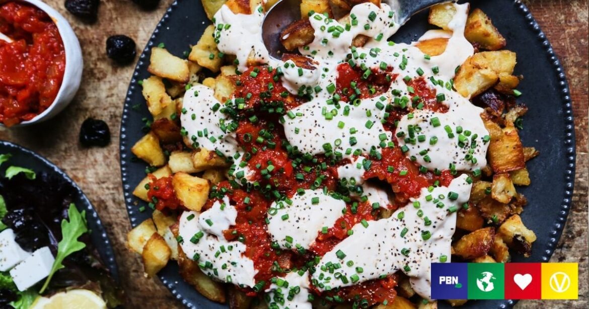 This Vegan Patatas Bravas Is A Perfect Easy Dinner Party Recipe