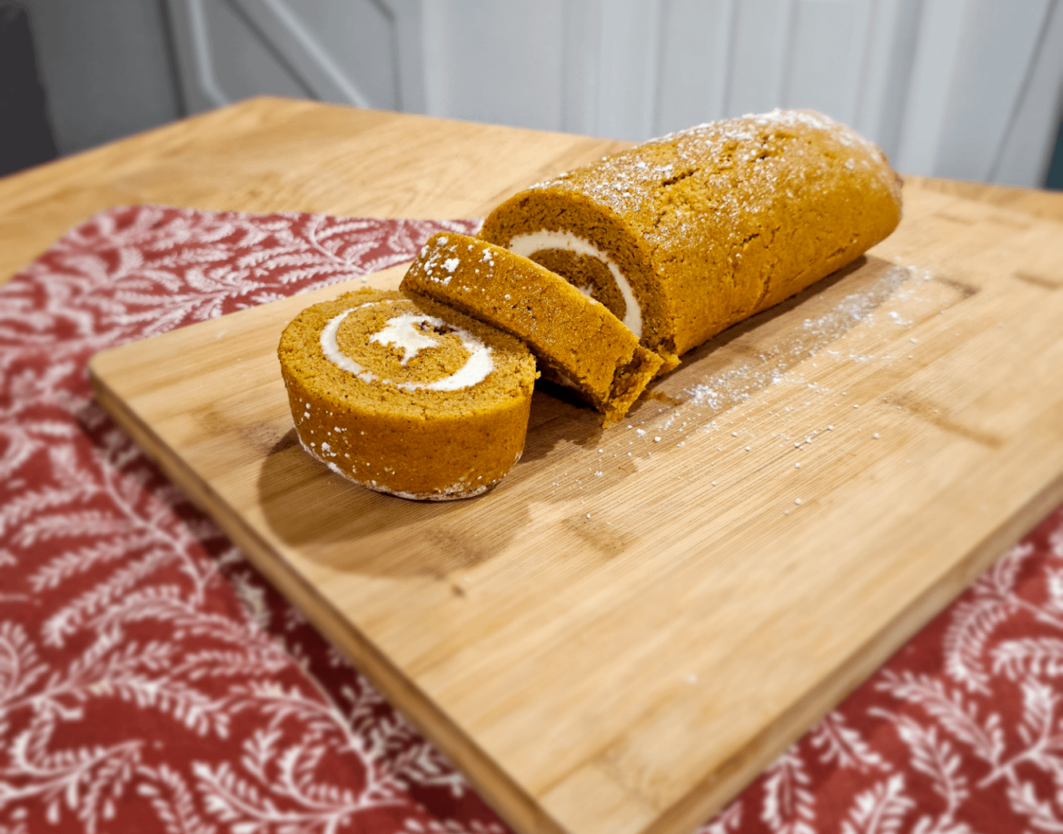 My first Pumpkin Roll