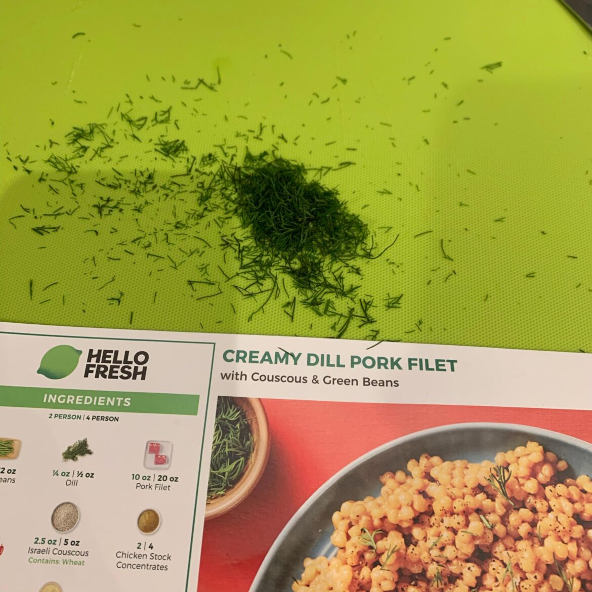 Dill smells like licorice… fennel?