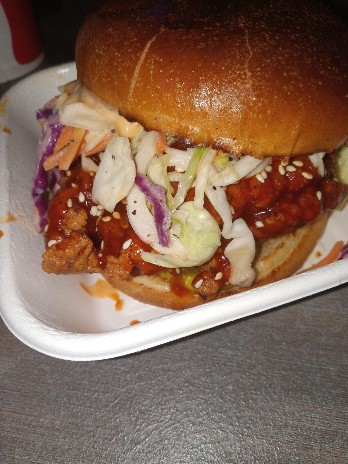 Seoul Chick hot chicken sandwich