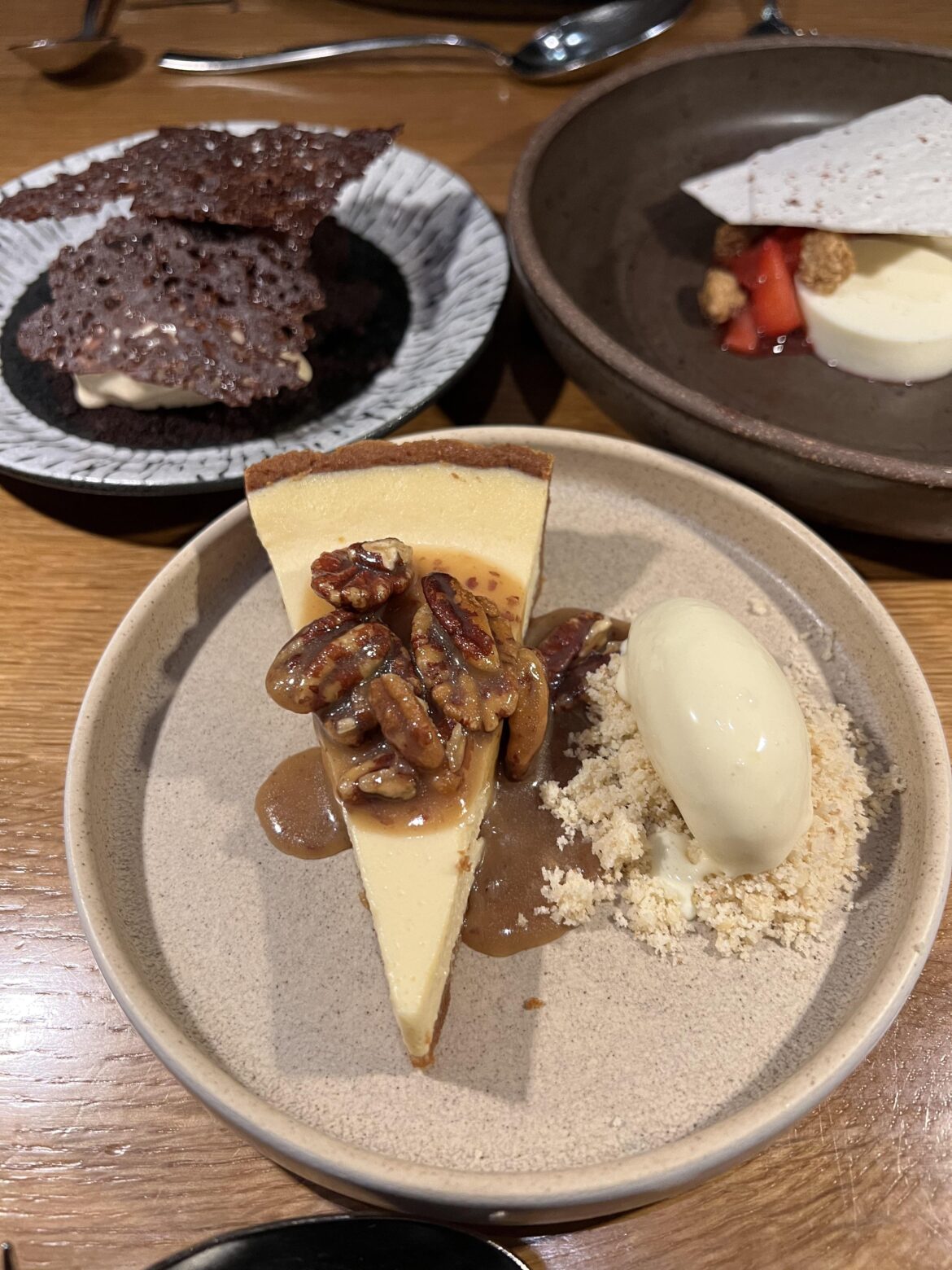 Cheesecake, chocolate cremeux & panna cotta