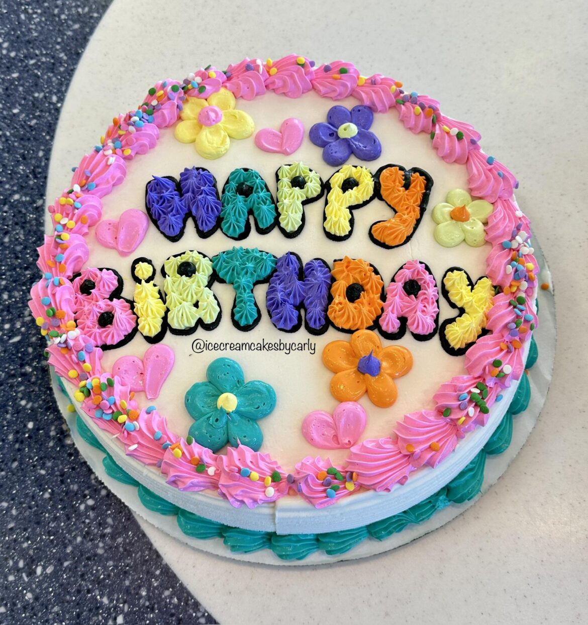 This reminded me of a 70s shag carpet and I love it.