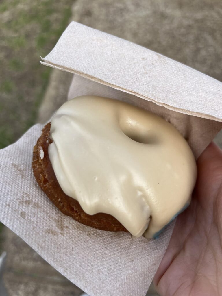 Maple Doughnut from the Farmers Market