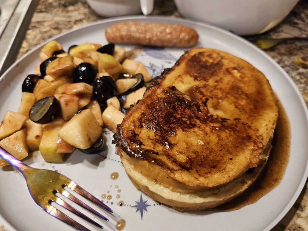Brown Sugar & Bacon Stuffed French Toast