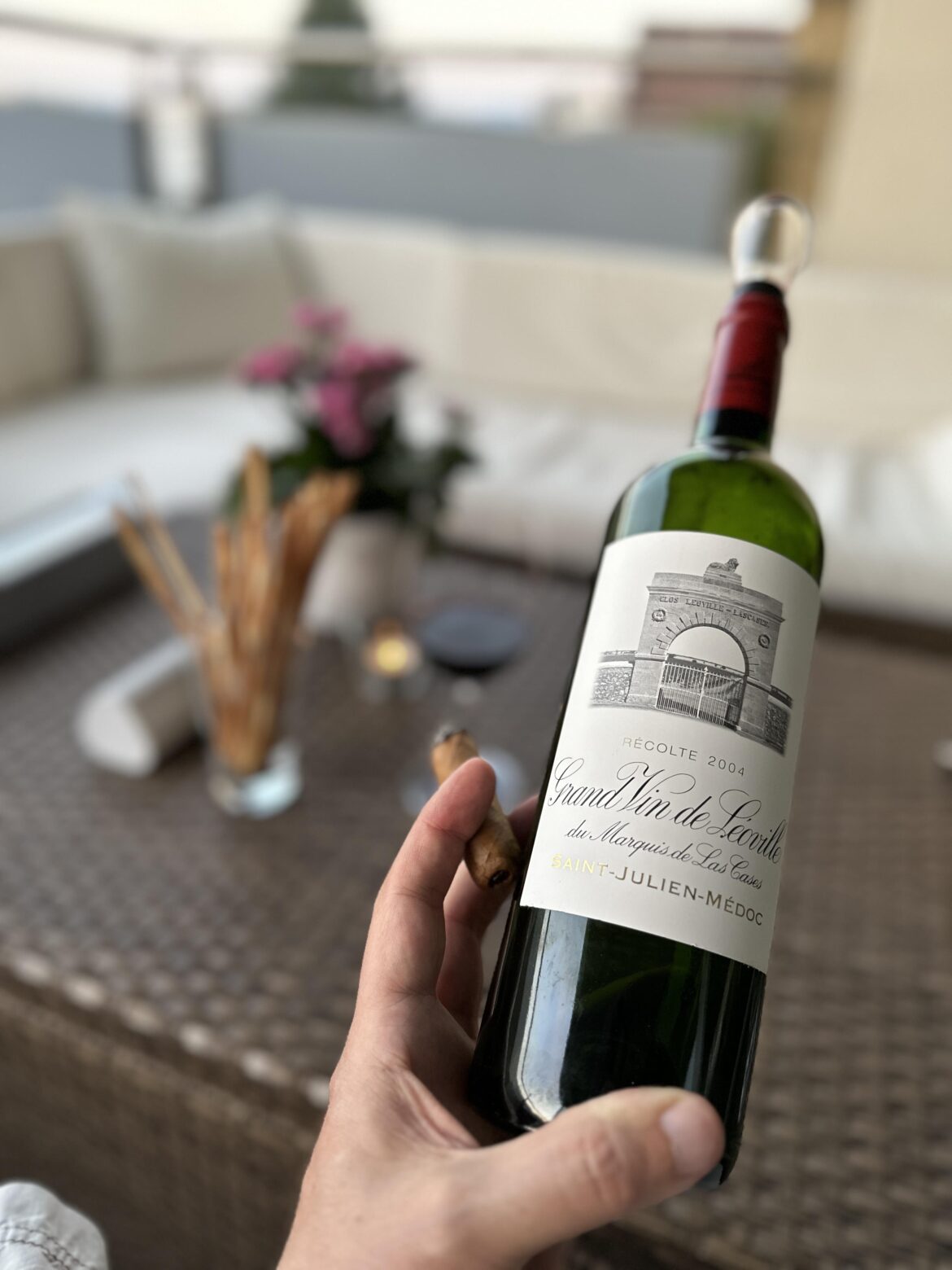 Happy with Las Cases 2004