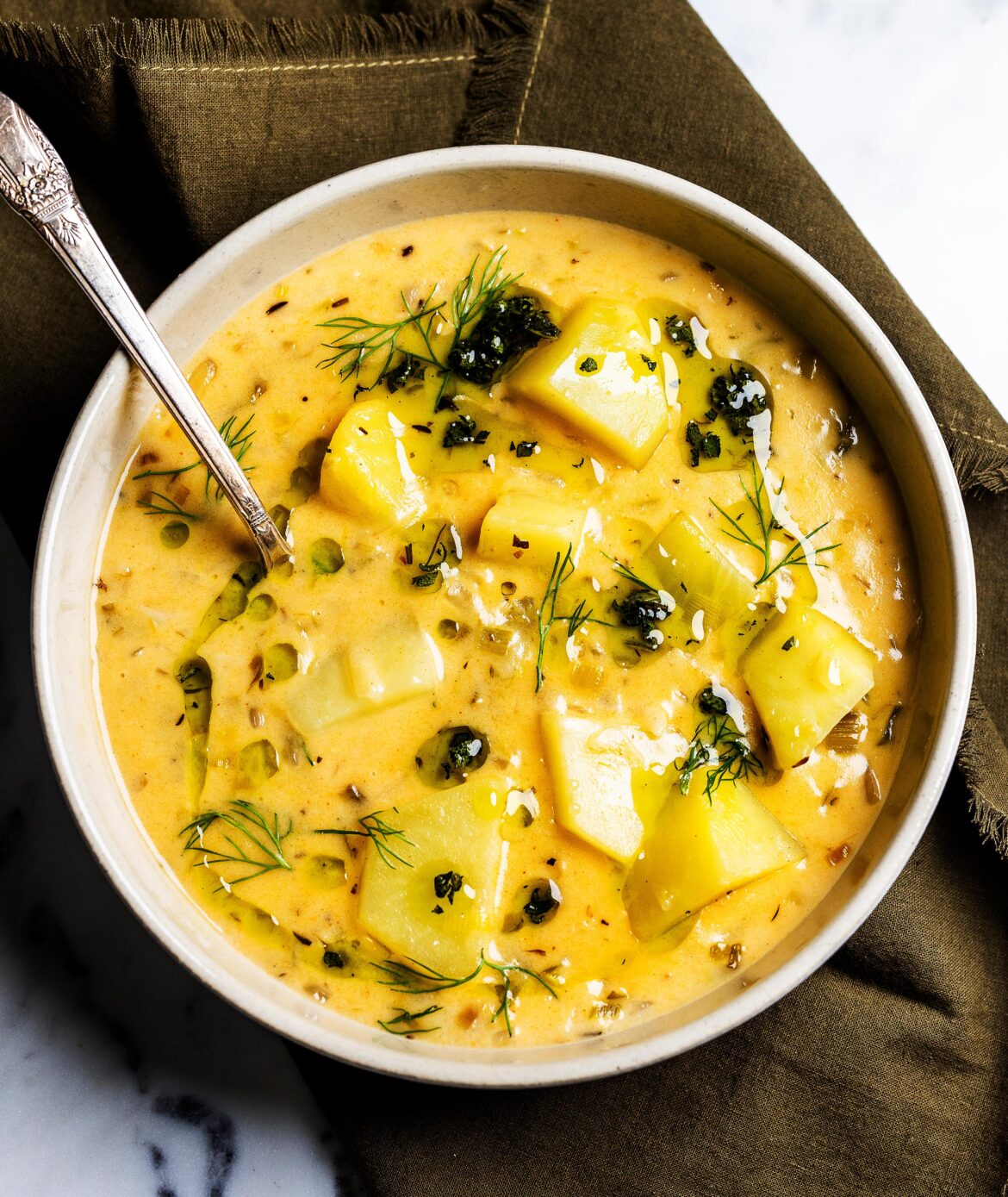 Potato-Leek Soup with Sage