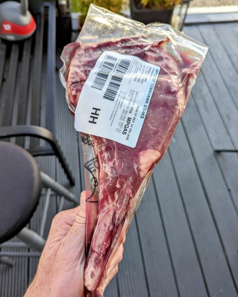 Tomahawk on Gas BBQ