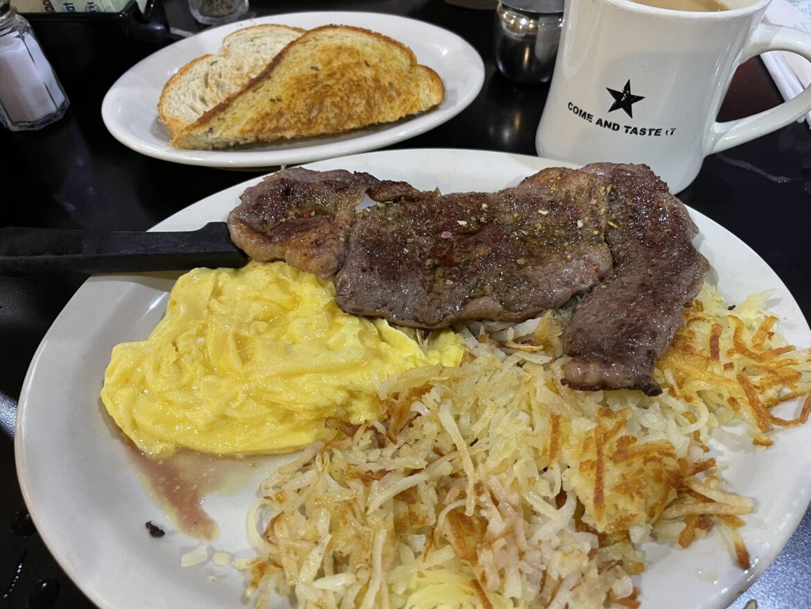 steak & eggs — cafe java (atx)