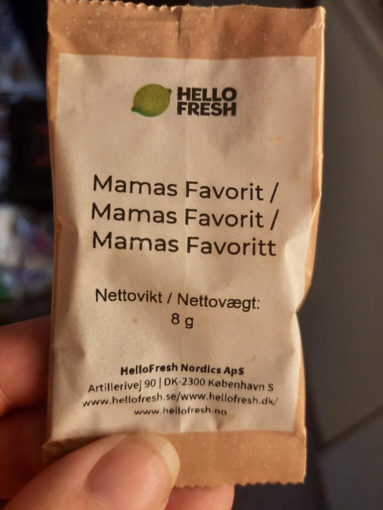 Mamas favorit krydderi /spice