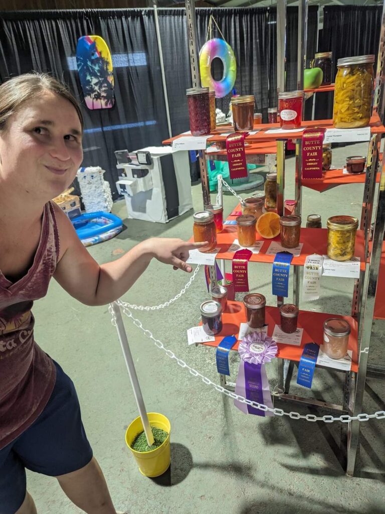 My Marmalade placed first at the county fair this year.