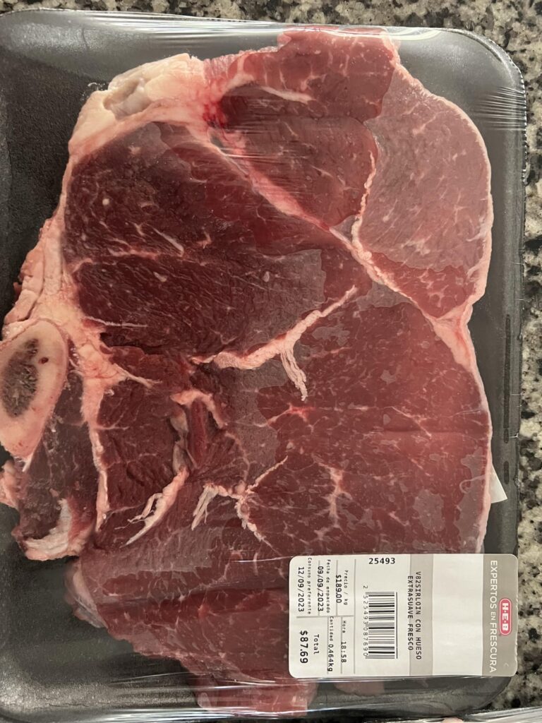 I ordered top sirloin from Uber I ordered top sirloin from Uber