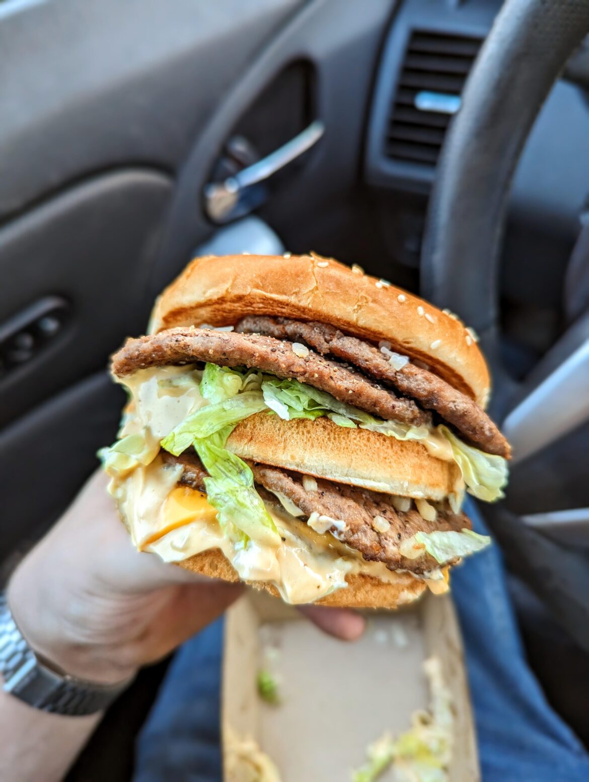 Double Big Mac with Extra Sauce is the way to go