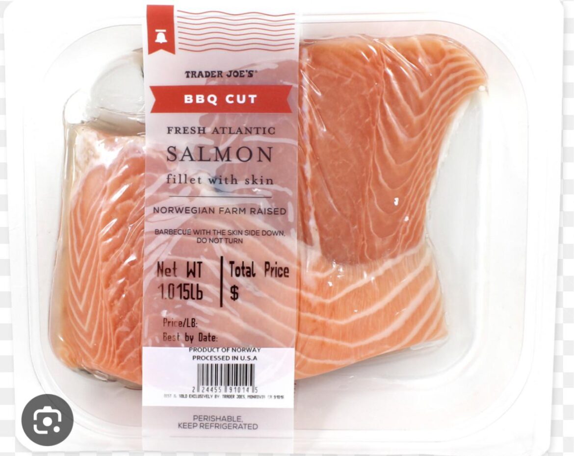Can TJs bbq cut salmon be eaten raw?