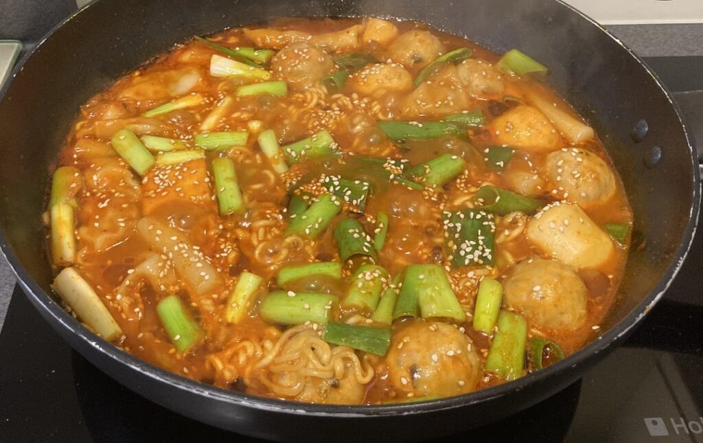 Made some tteokbokki at the weekend.