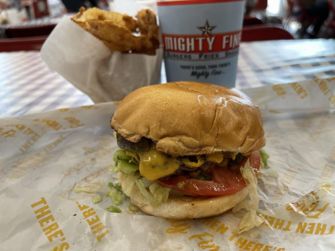 first time here… a mighty fine burger indeed!