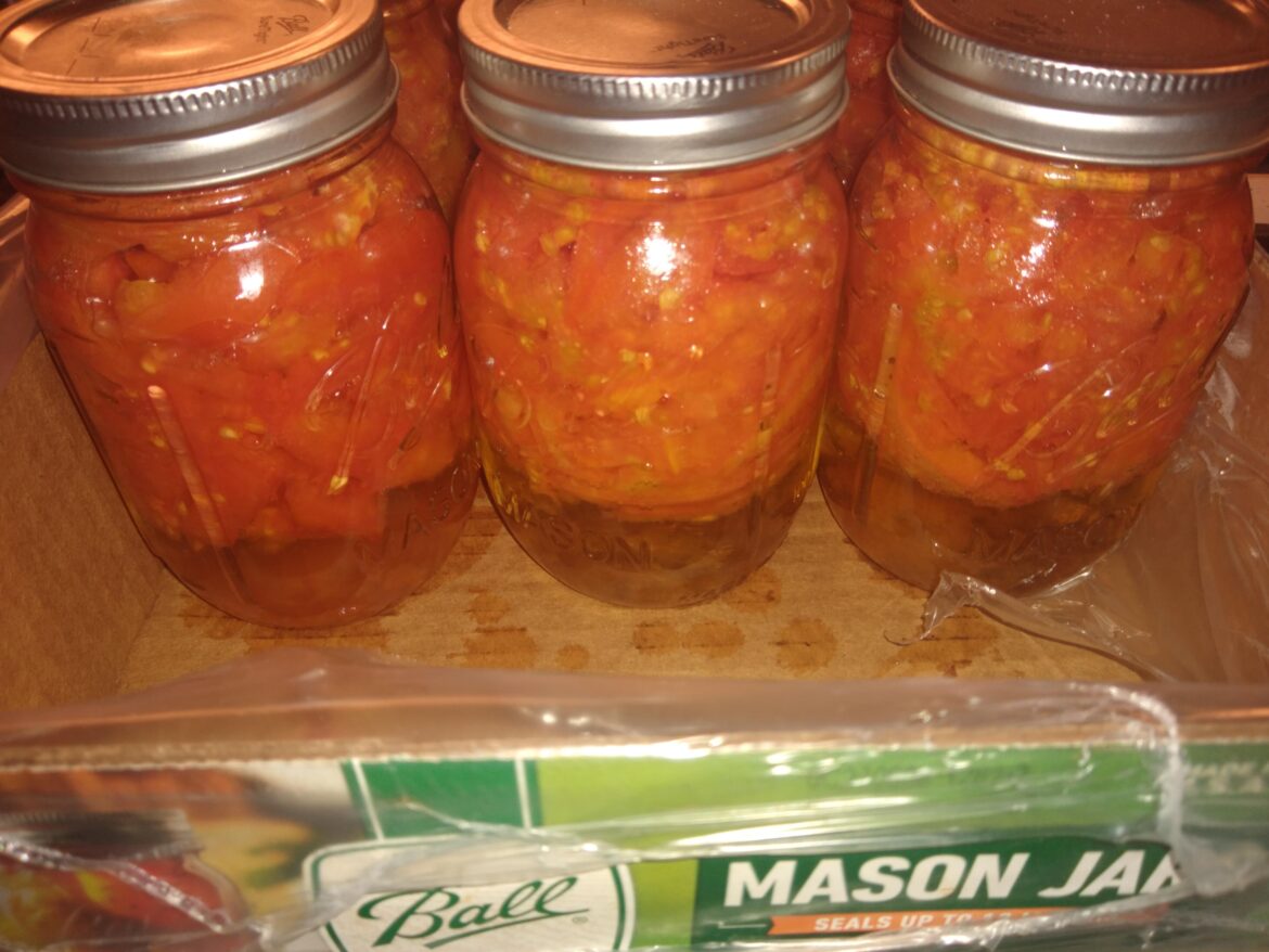 My tomatoes are floating.