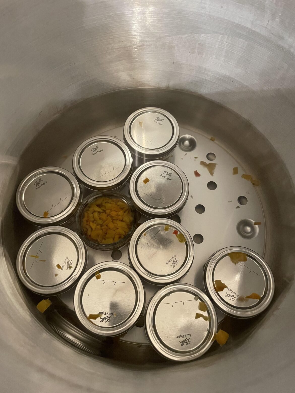 That’s a first. Habanero pepper jelly.