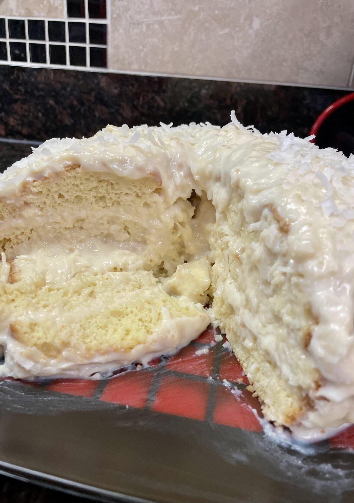 Homemade Bienmesabe (Venezuelan Coconut Cake)