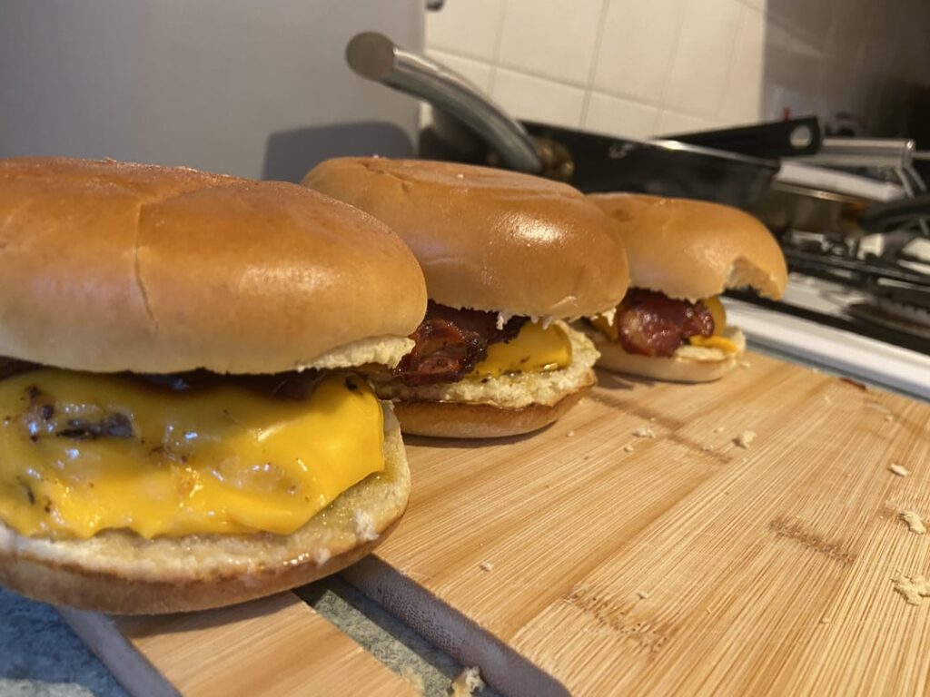 The monk burger anyone like it?